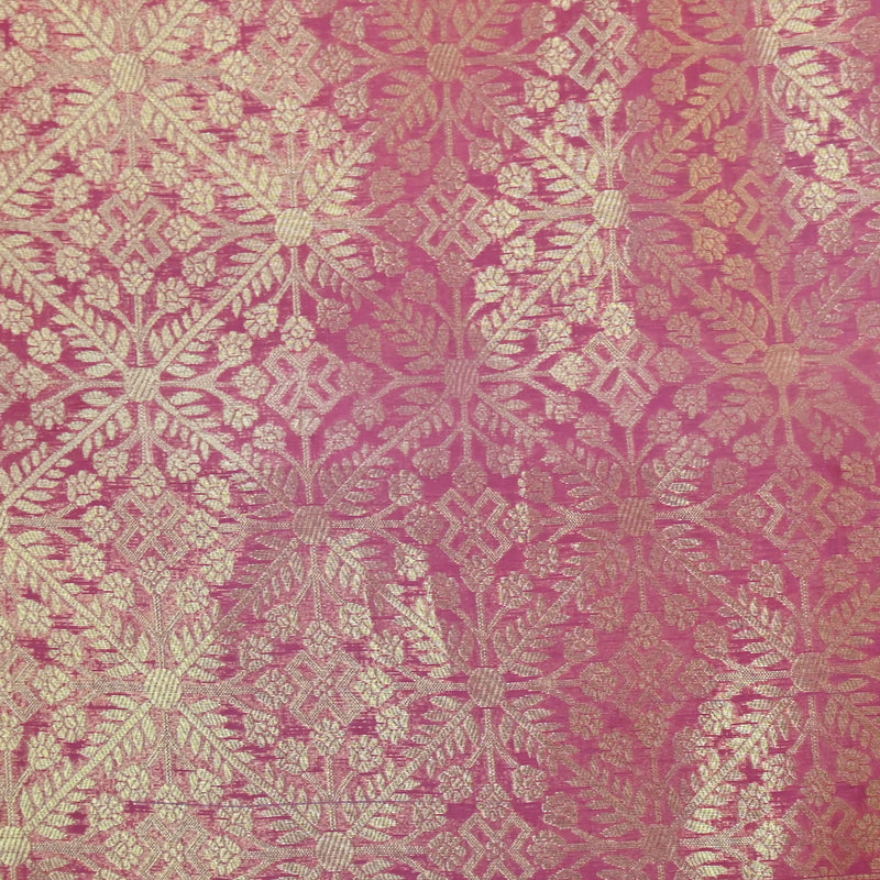 Pichwai Print Saree - Red