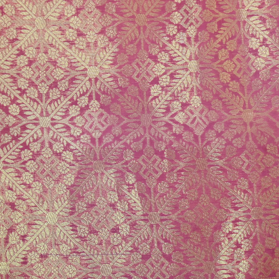 Pichwai Print Saree - Red