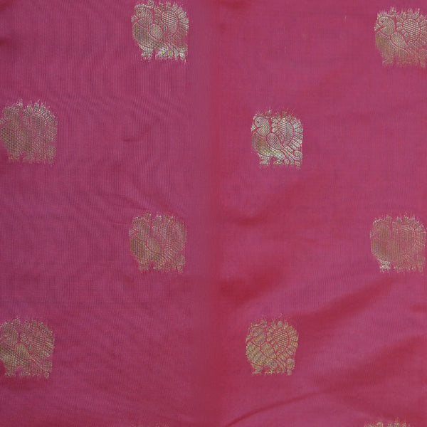 Pichwai Print Saree - Red