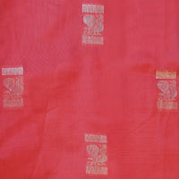 Pichwai Print Saree - Dark Red