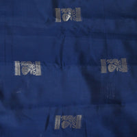 Pichwai Print Saree - Navy Blue