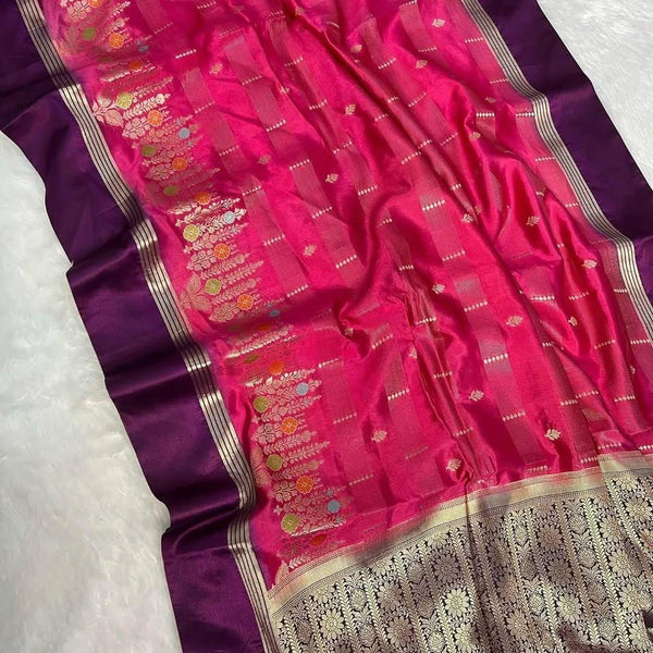 MN4-Banarasi Meenakari sarees