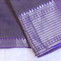 Mangalagiri Handloom - Royal Purple Silver