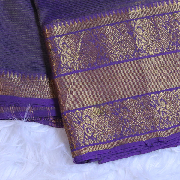 Mangalagiri Handloom - Royal Purple Gold