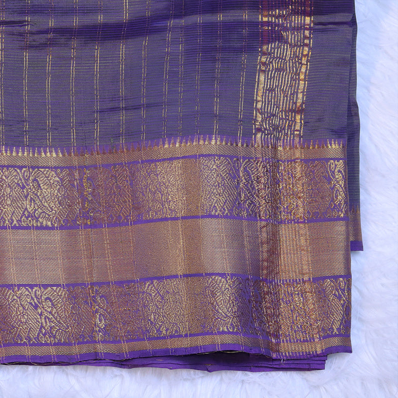 Mangalagiri Handloom - Royal Purple Gold