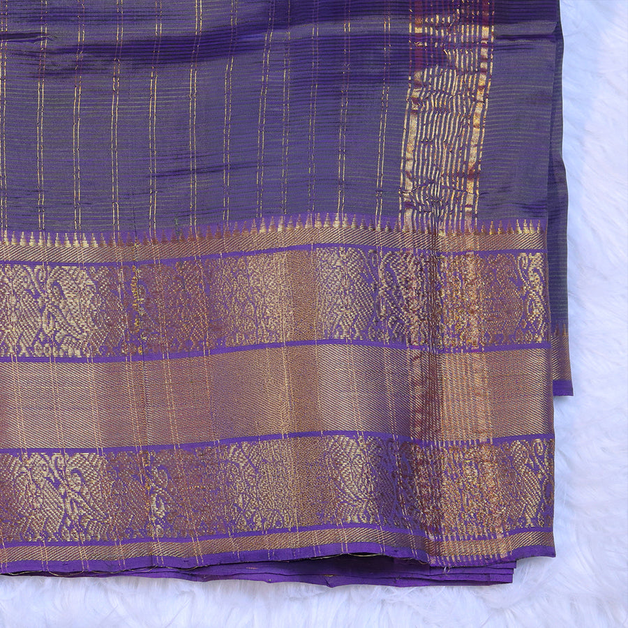 Mangalagiri Handloom - Royal Purple Gold