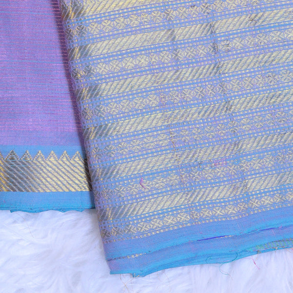 Mangalagiri Handloom - Blue Pink
