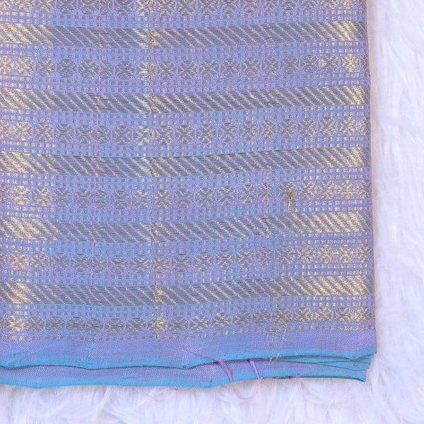 Mangalagiri Handloom - Blue Pink