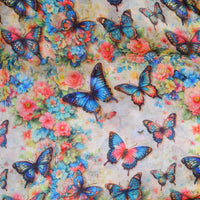 Mangalagiri Digital Print - Cream Pink