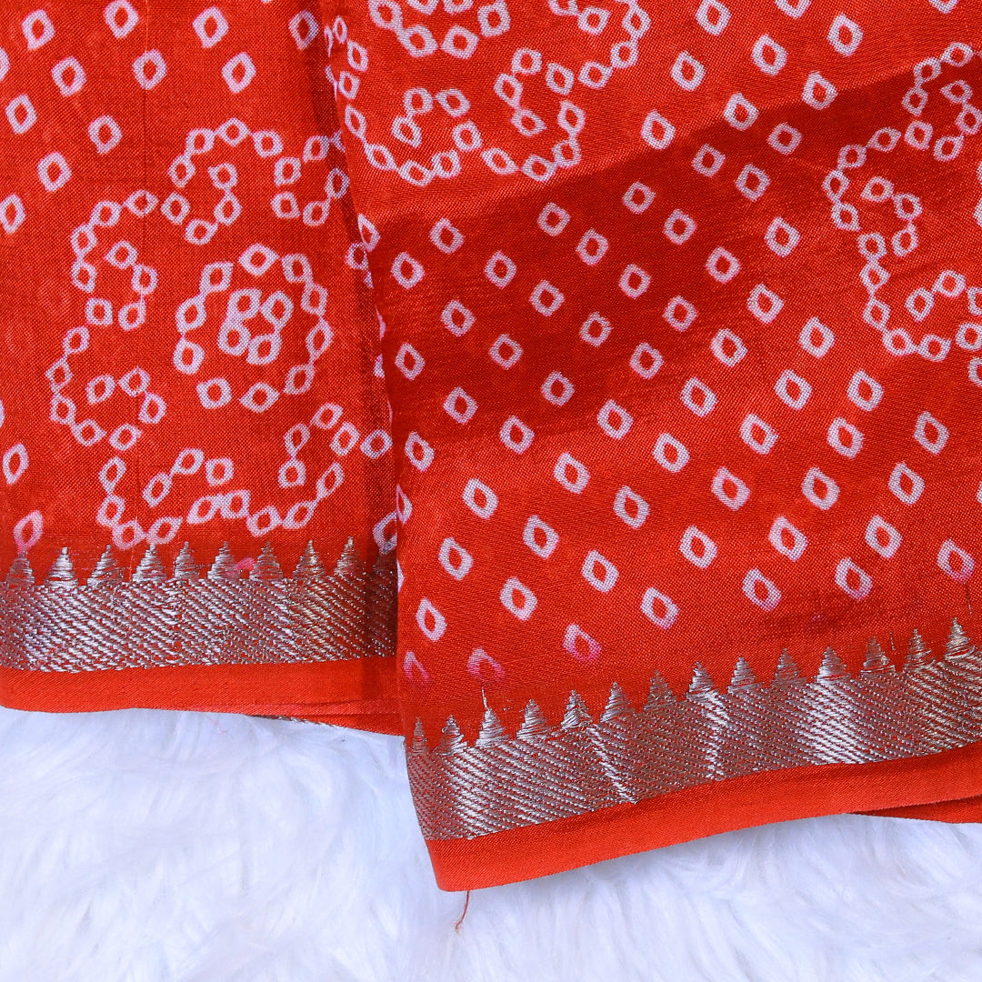 Mangalagiri Digital Print - Red