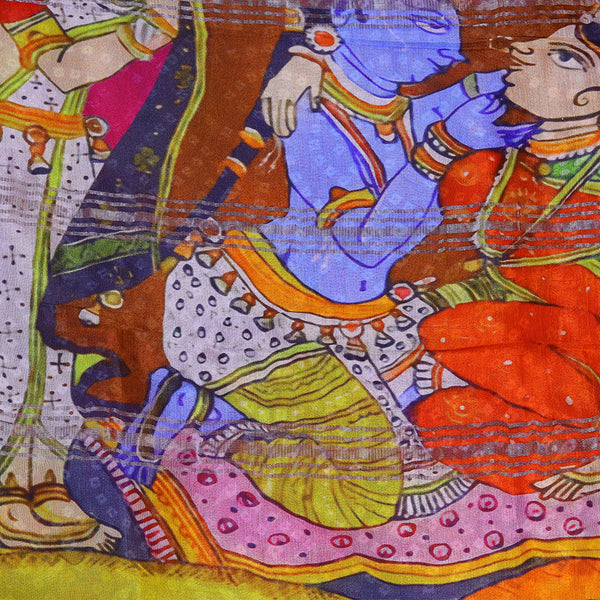 Mangalagiri Digital Print - Pink