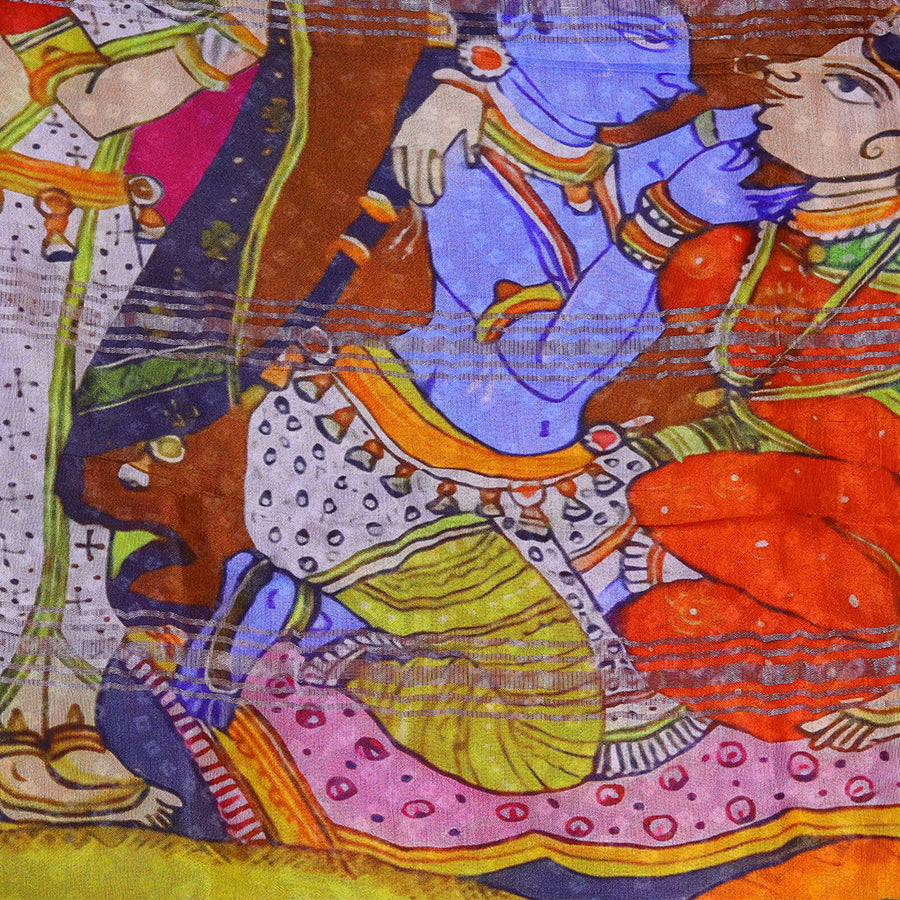 Mangalagiri Digital Print - Pink