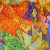 Mangalagiri Digital Print - Dark Green