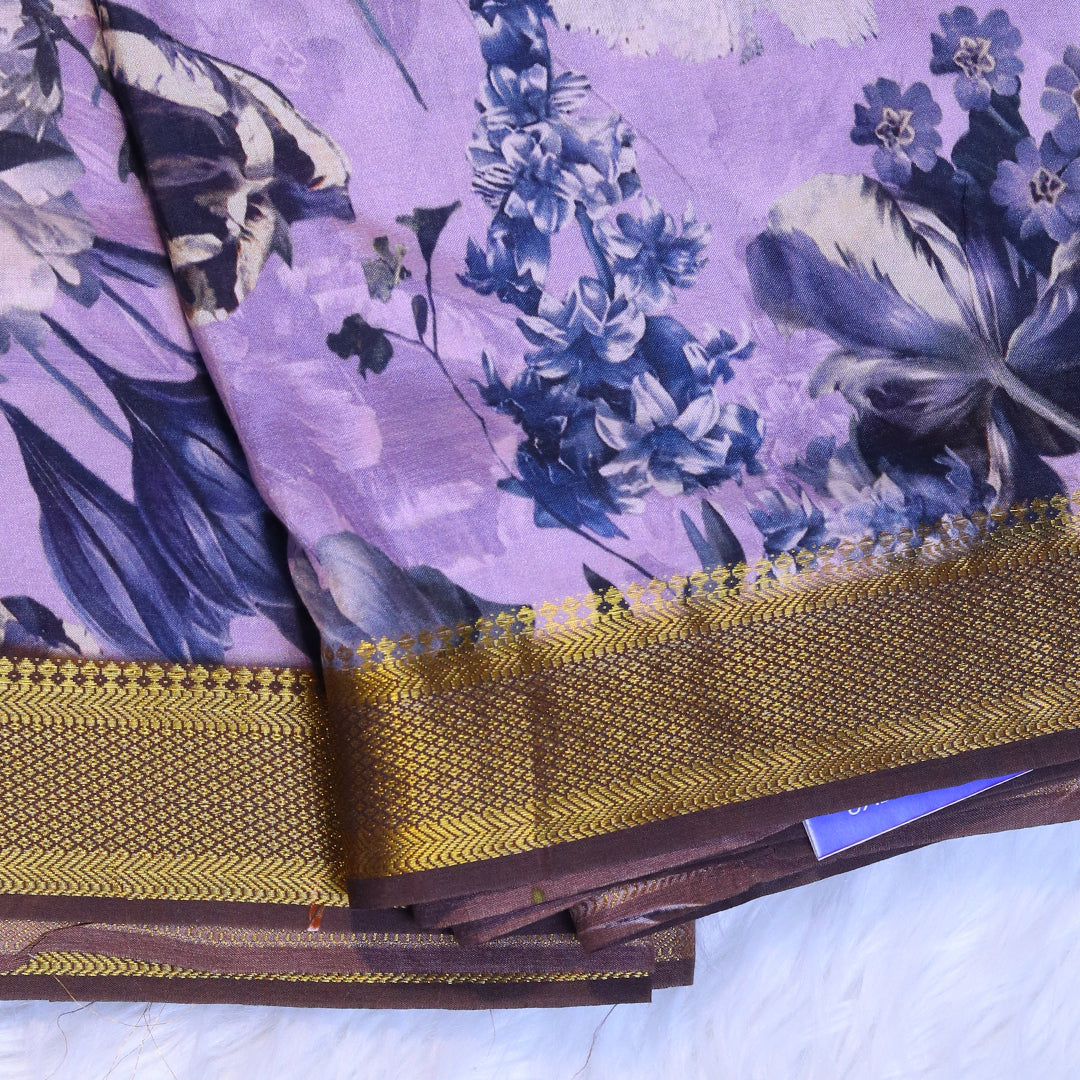 Mangalagiri Digital Print - Lavender