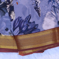 Mangalagiri Digital Print - Purple