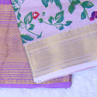 Mangalagiri Digital Print - Light Lavender