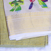 Mangalagiri Digital Print - Pastel Purple