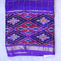 Mangalagiri Digital Print - Royal Blue