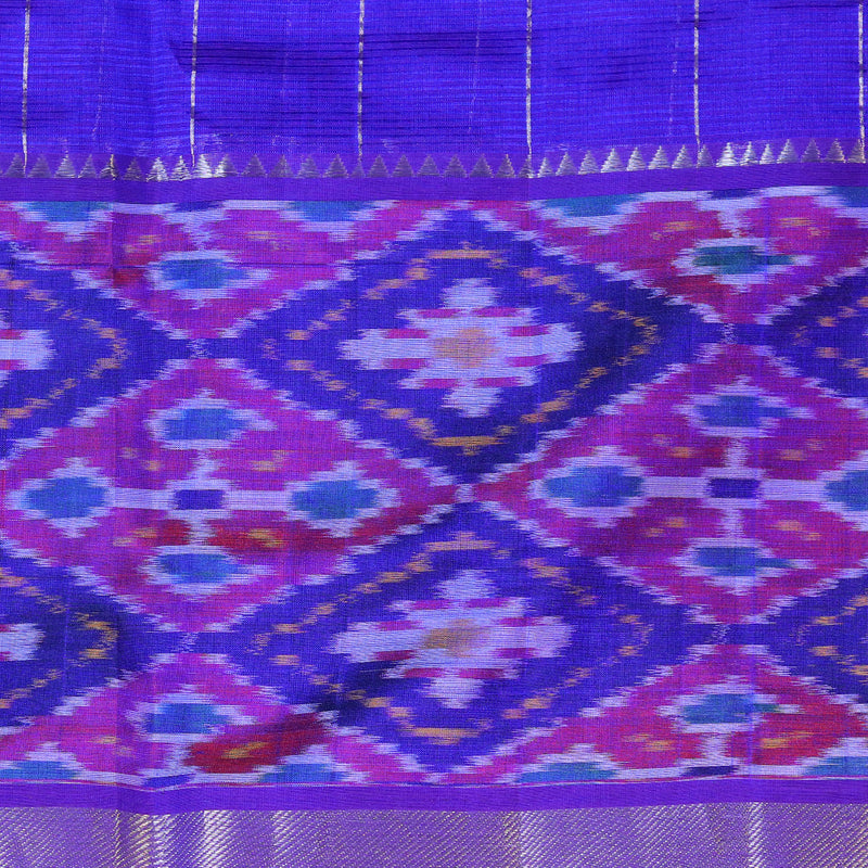 Mangalagiri Digital Print - Royal Blue