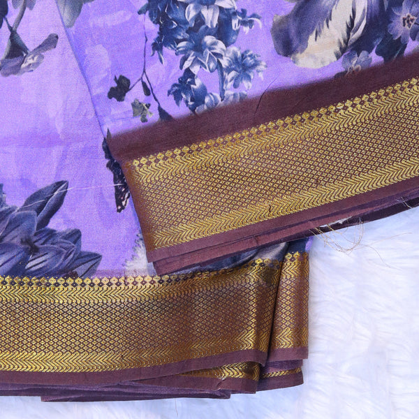 Mangalagiri Digital Print - Light Purple