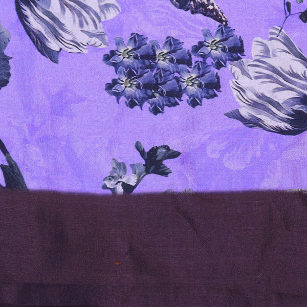 Mangalagiri Digital Print - Light Purple
