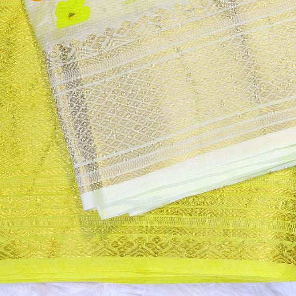 Mangalagiri Digital Print - Yelllow