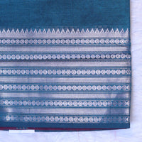 Mangalagiri Handloom - Peacock Blue