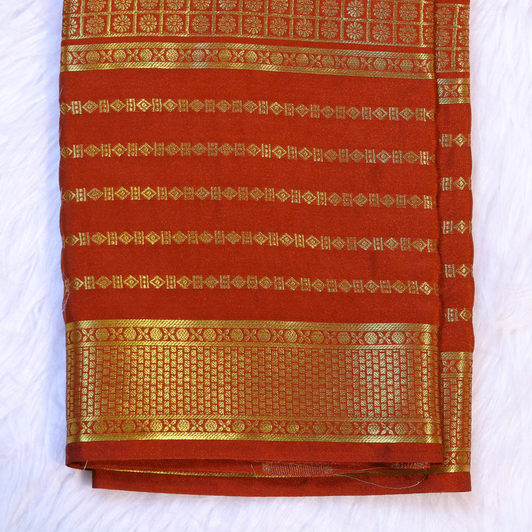 Mysore Crepe - Orange