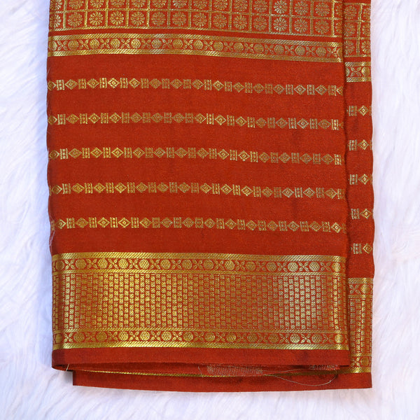Mysore Crepe - Orange