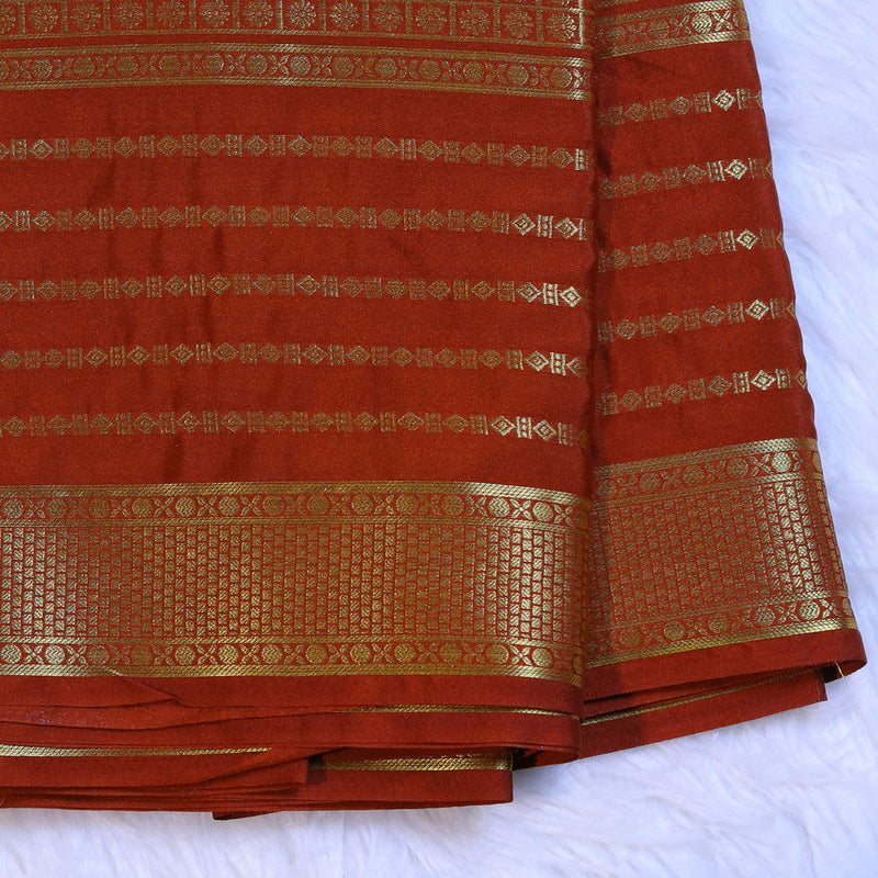 Mysore Crepe - Orange