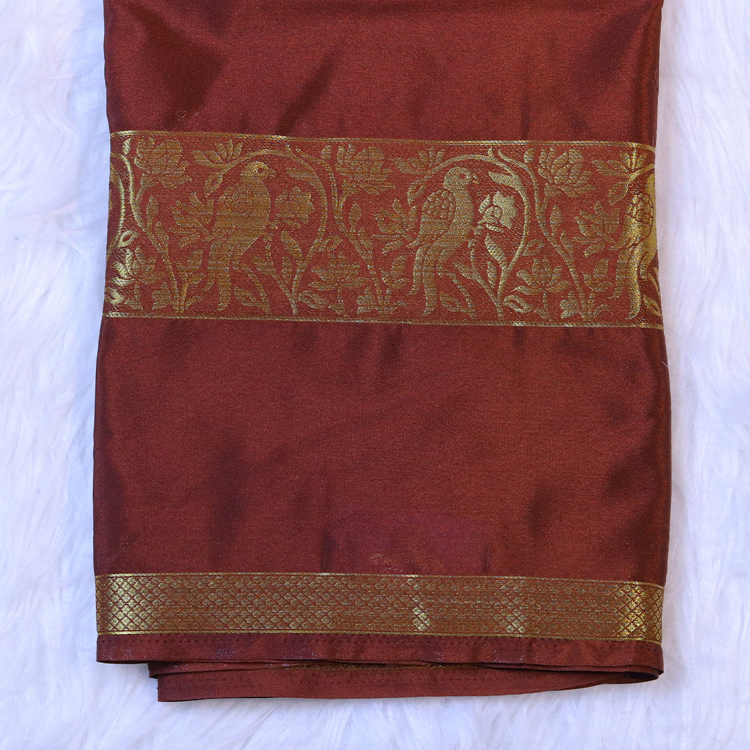 Mysore Crepe - Rust Orange