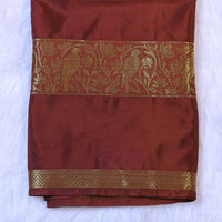 Mysore Crepe - Rust Orange