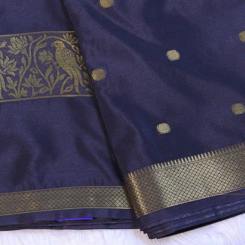 Mysore Crepe - Navy Blue