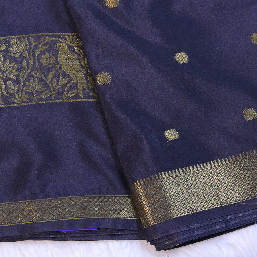 Mysore Crepe - Navy Blue