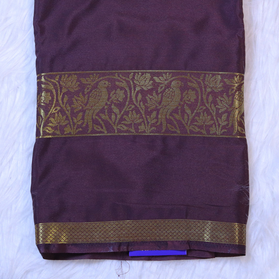Mysore Crepe - Eggplant Purple