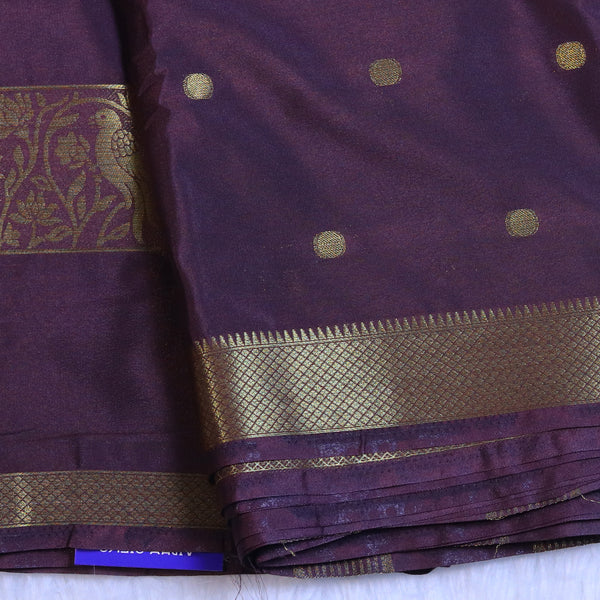 Mysore Crepe - Eggplant Purple