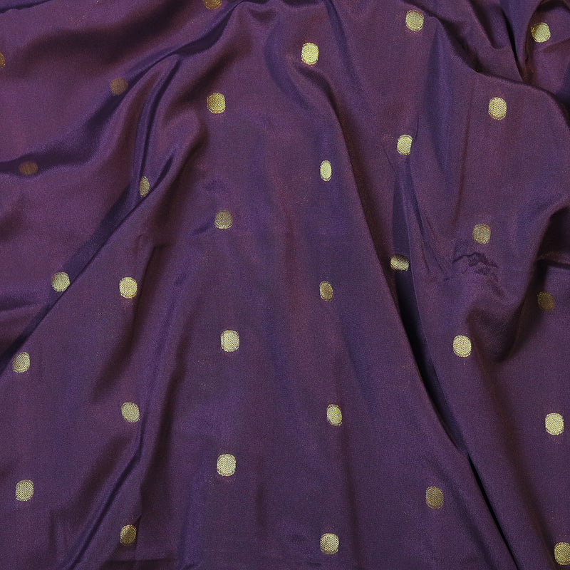 Mysore Crepe - Eggplant Purple
