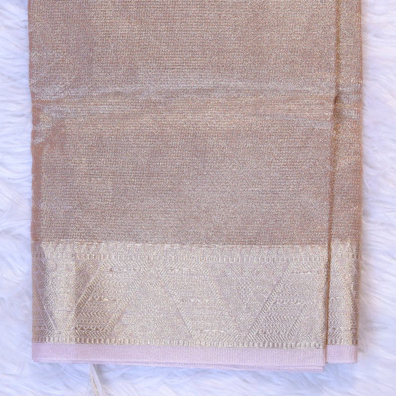 Kota Saree - Pink Gold