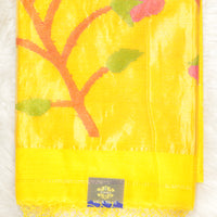 Handloom Jamdani - Yellow