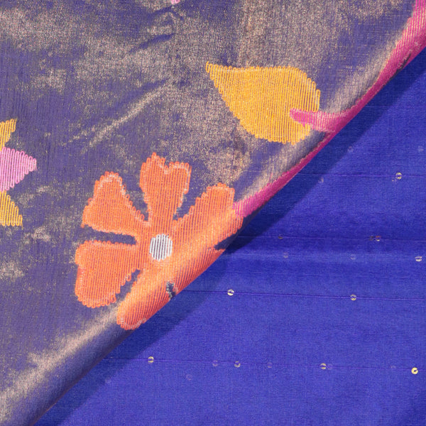 Handloom Jamdani - Navy Blue