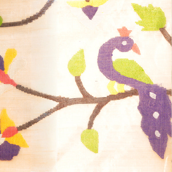 Handloom Jamdani - White Cream