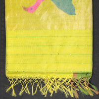 Handloom Jamdani - Light Yellow