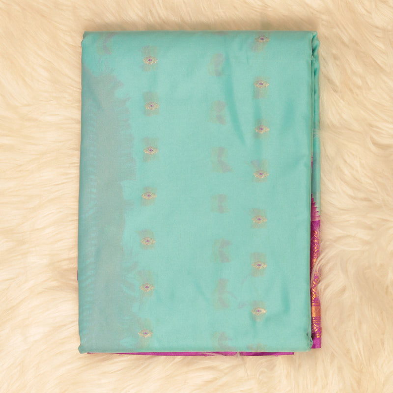 Gadwal Silk - Light Blue