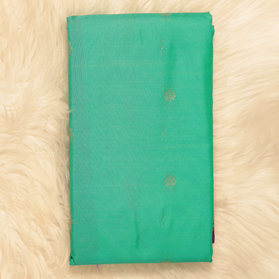 Gadwal Silk - Cyan Blue