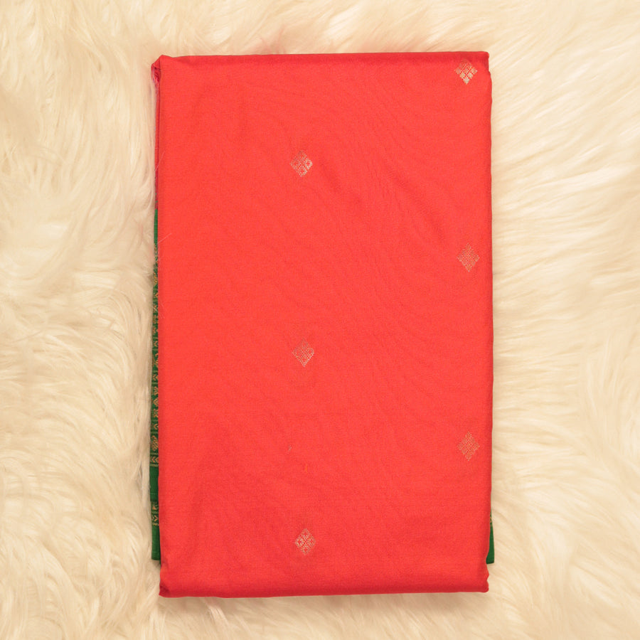 Gadwal Silk - Sunset Orange