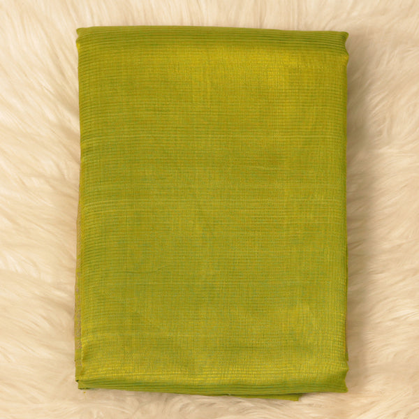 Handloom Mangalagiri Silk - Parrot Green