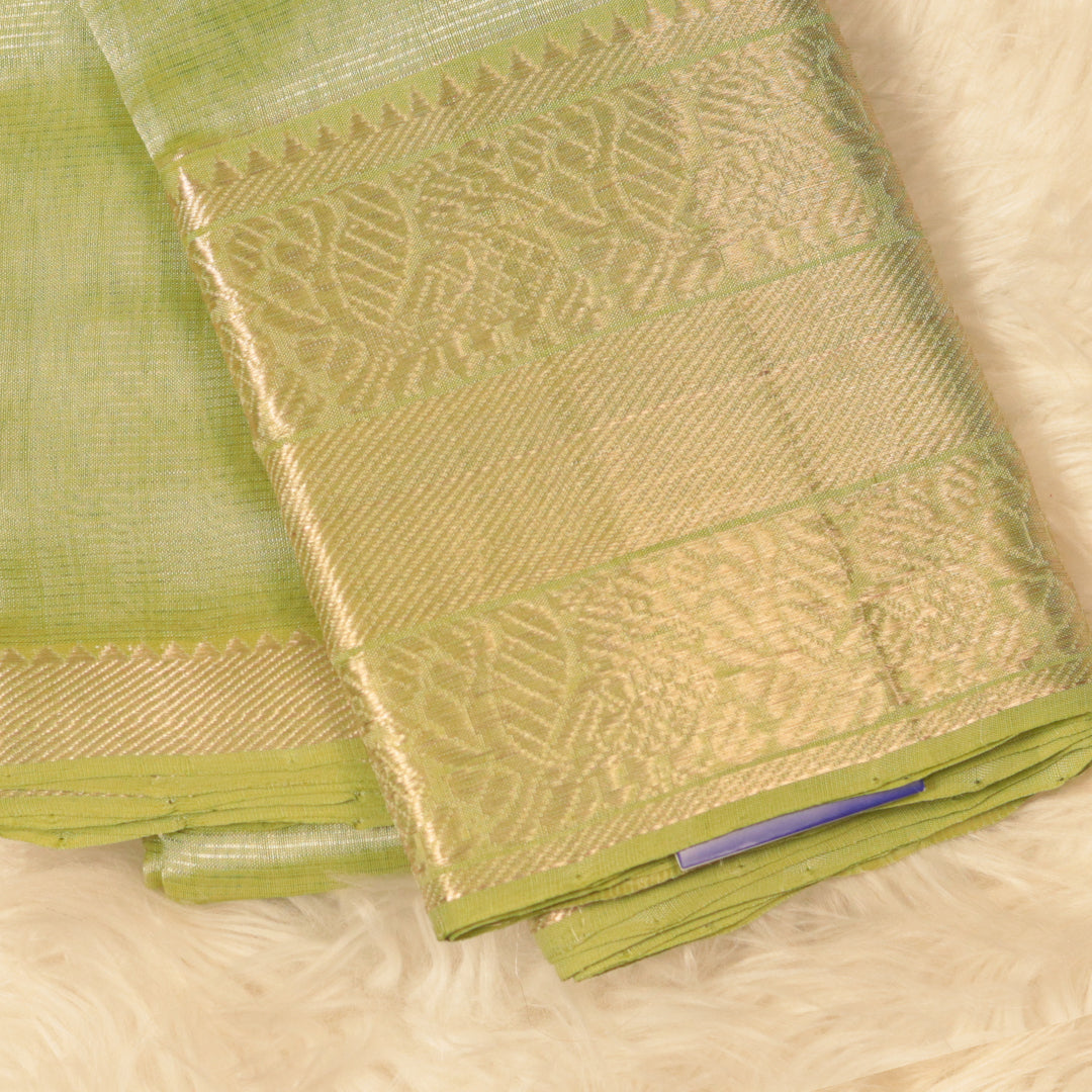 Handloom Mangalagiri Silk - Light Green