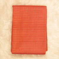 Handloom Mangalagiri Silk - Orange