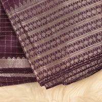 Handloom Mangalagiri Silk - Maroon