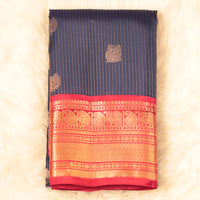 Kanchi Pattu - Dark Blue